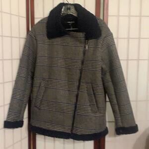 NWOT KENNETH COLE‎ FUR LINED WARM WINTER JACKET SIZE S/P
